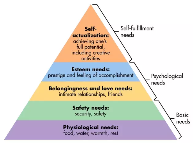 Maslow’s needs